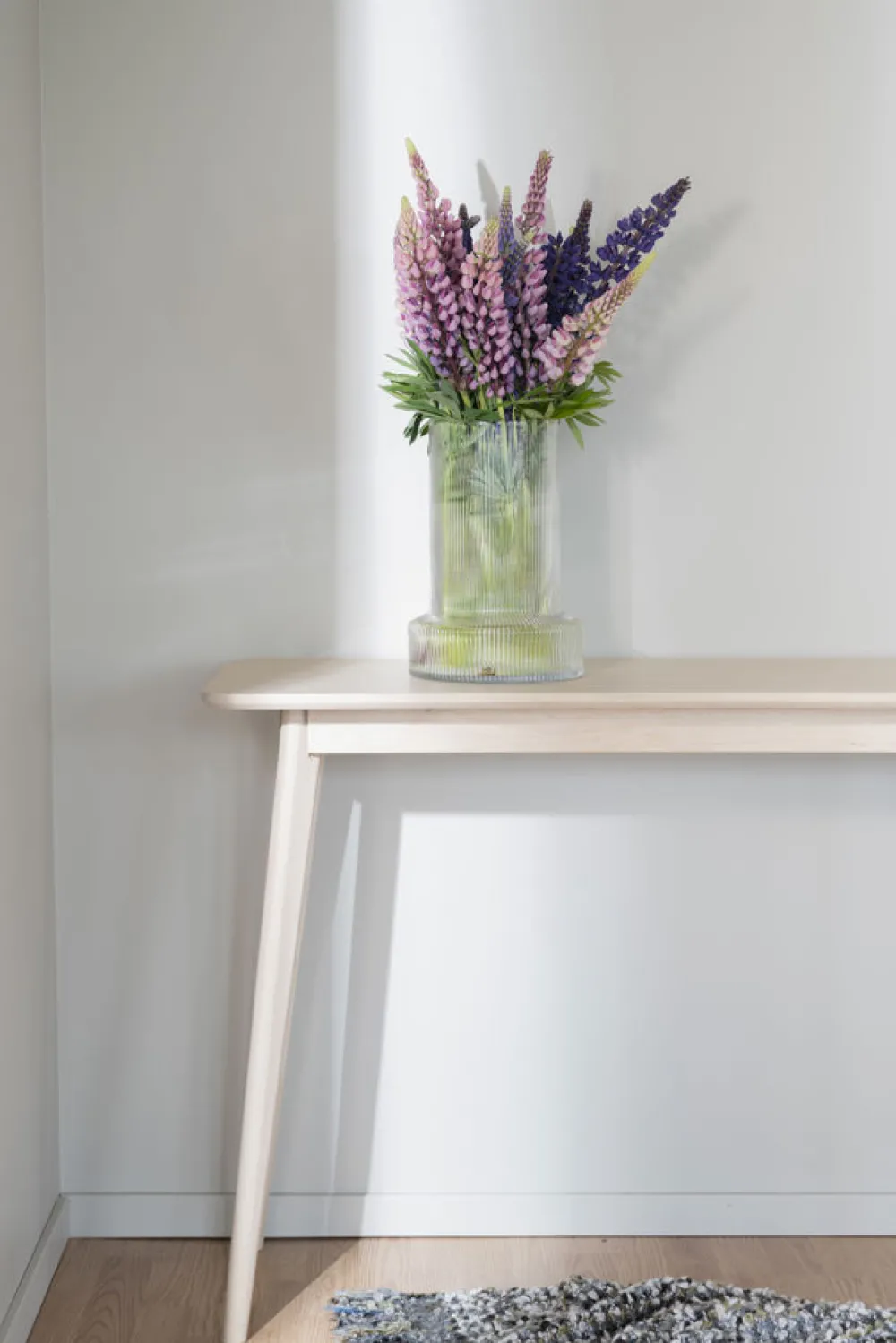 Rowico Home Avlastningsbord 'Yumi' 120x40cm - Vitpigmenterad ek