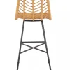 Reforma Barstol 'Cane' - Natur/Svart