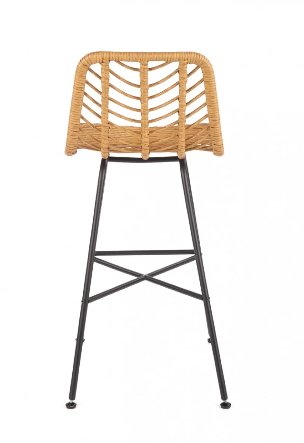 Reforma Barstol 'Cane' - Natur/Svart