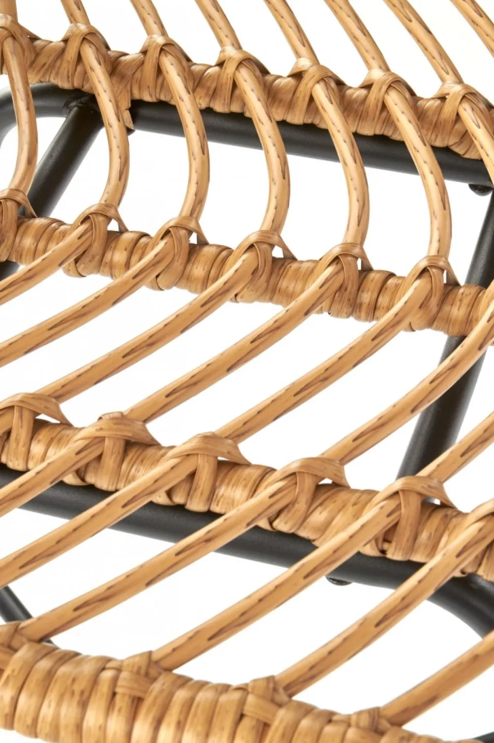 Reforma Barstol 'Cane' - Natur/Svart