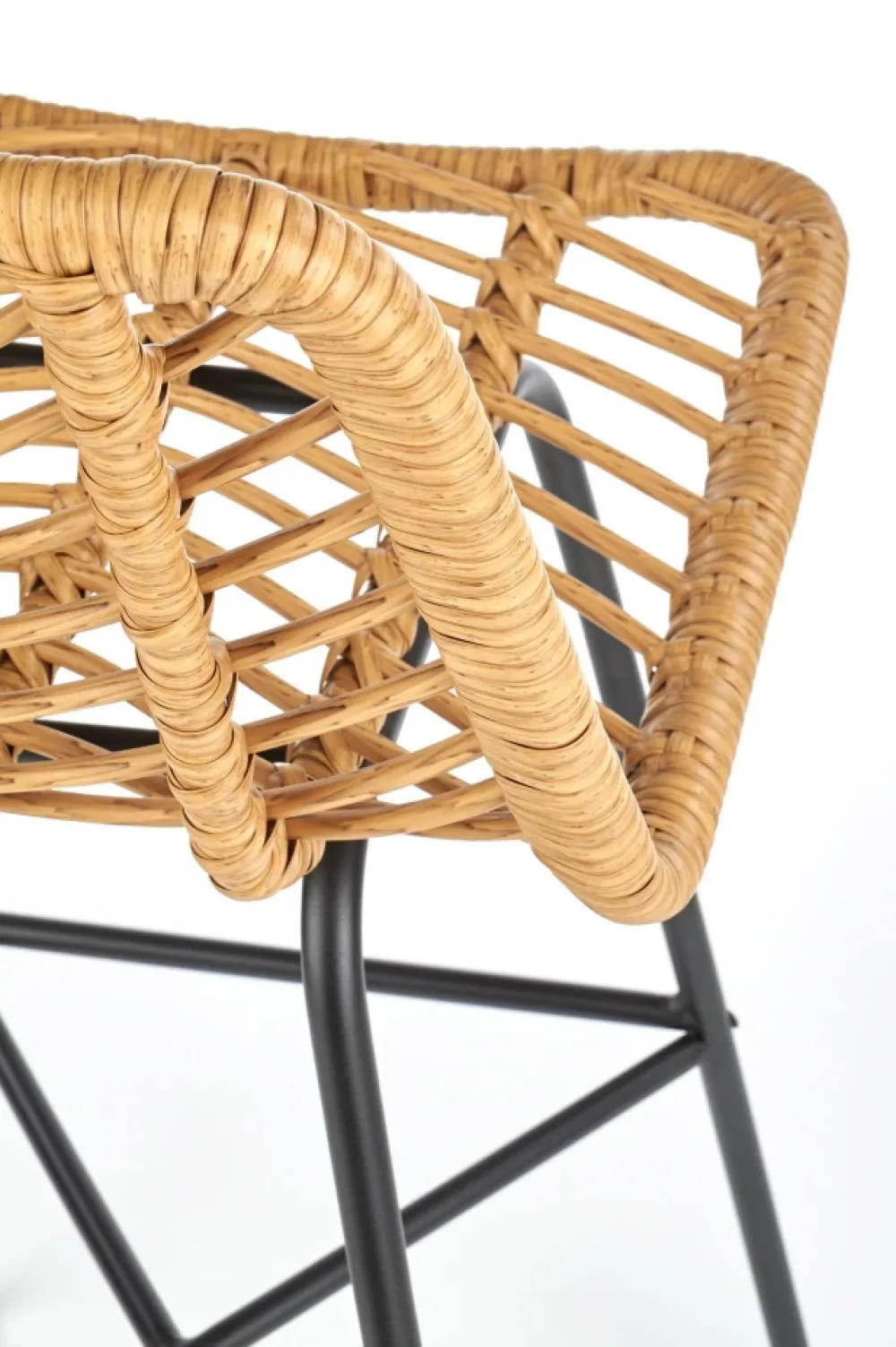 Reforma Barstol 'Cane' - Natur/Svart