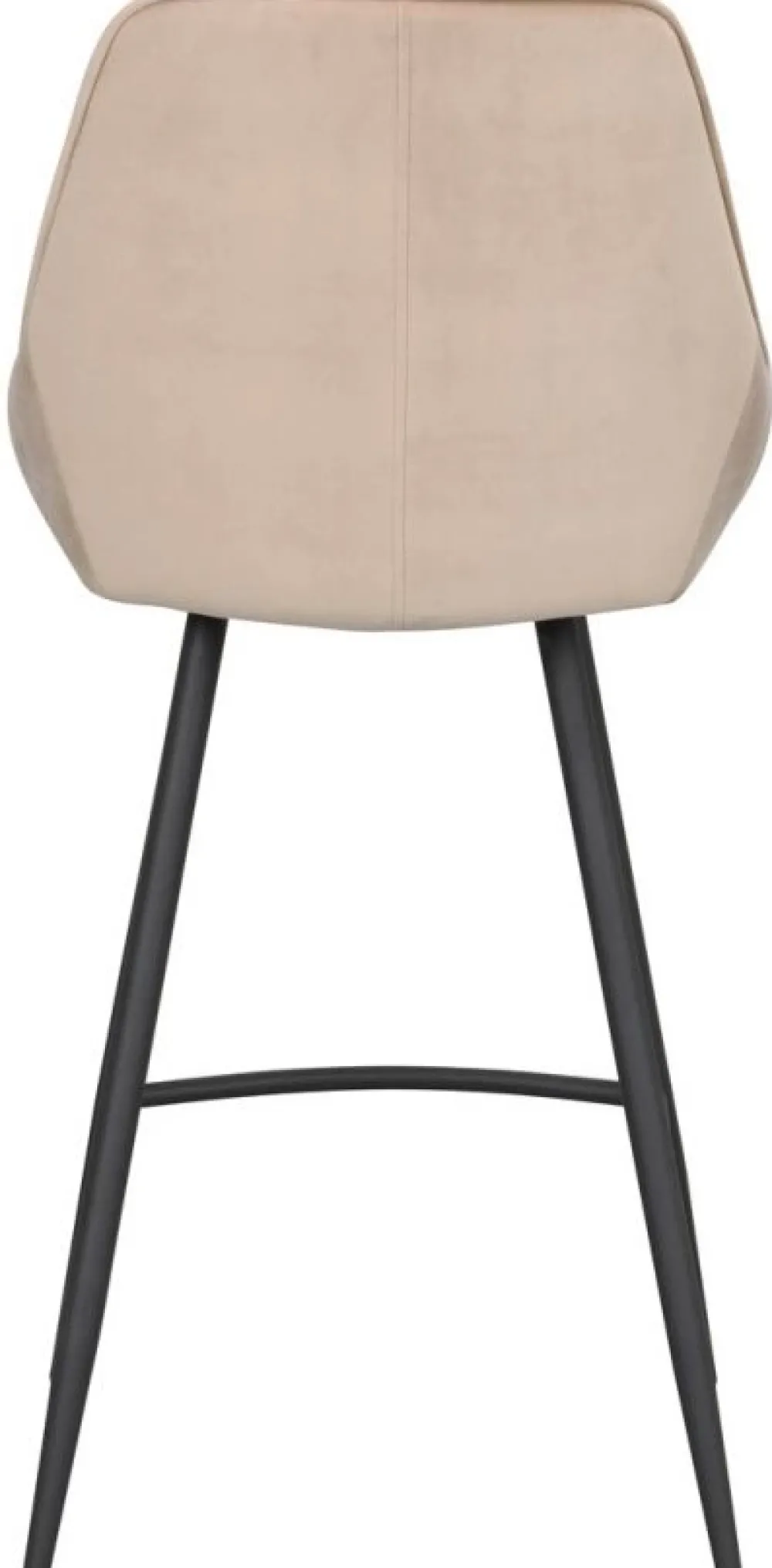 Rowico Home Barstol 'Sierra' - Beige/Sammet