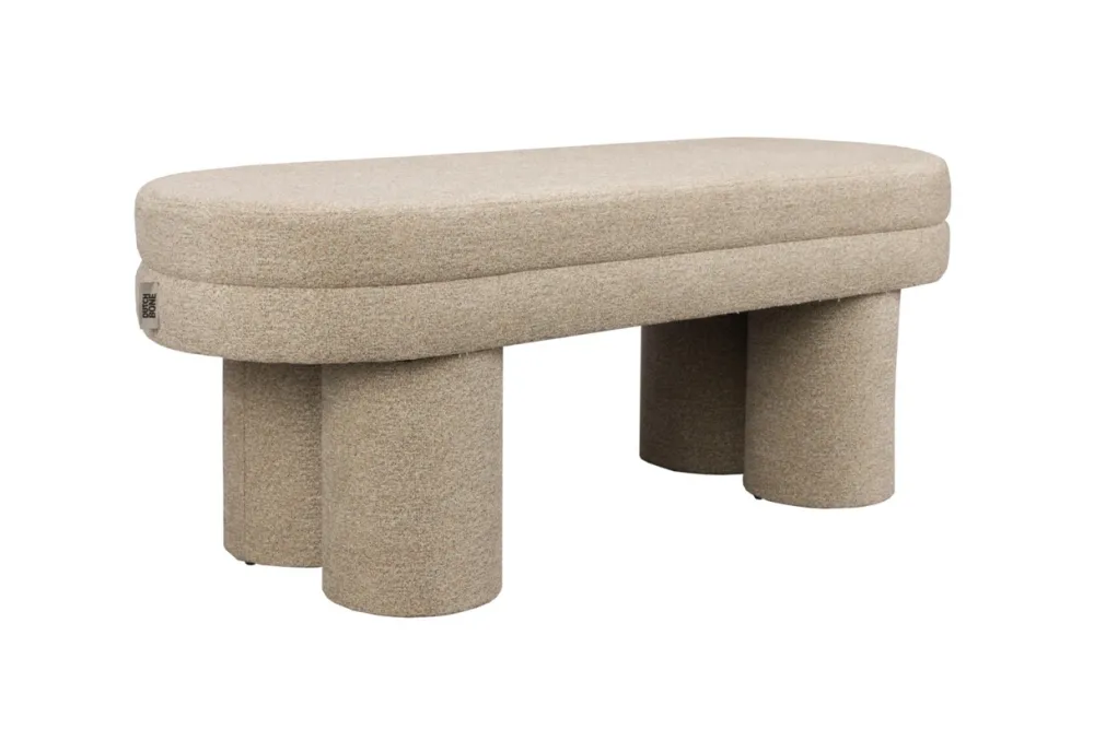 Dutchbone Bänk 'Fern' - Beige
