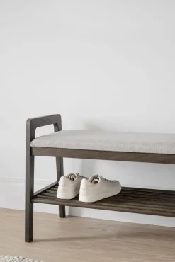 Rowico Home Bänk 'Inverness' - Brun/Beige