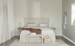 Rowico Home Bänk 'Milford' - Vitpigmenterad/Grå
