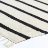 Reforma x Trendcarpet Bomullsmatta 'Helle' - Vit/Svart