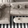 Reforma x Trendcarpet Bomullsmatta 'Nilo' - Vit/Svart