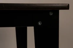 Dutchbone Bord 'Scuola' 170x70cm - Svart