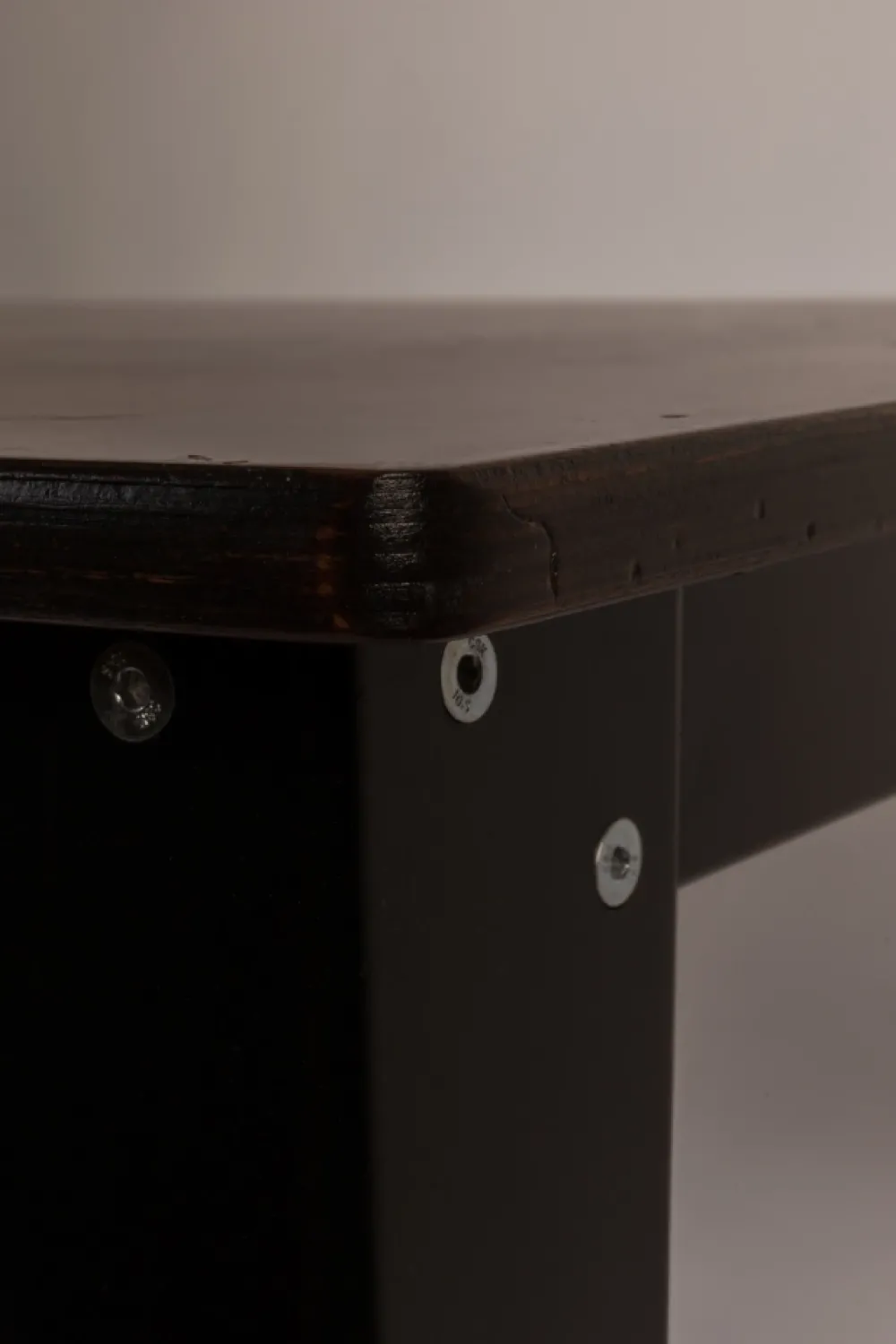 Dutchbone Bord 'Scuola' 170x70cm - Svart