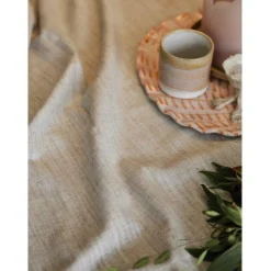 Svanefors Bordsduk 'Sabina' D200 - Beige