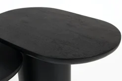 Zuiver Bord 2-set 'Bela' - Svart