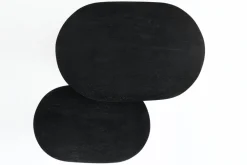 Zuiver Bord 2-set 'Bela' - Svart