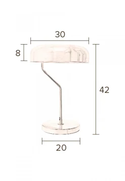 Dutchbone Bordslampa 'Eclipse' - Svart