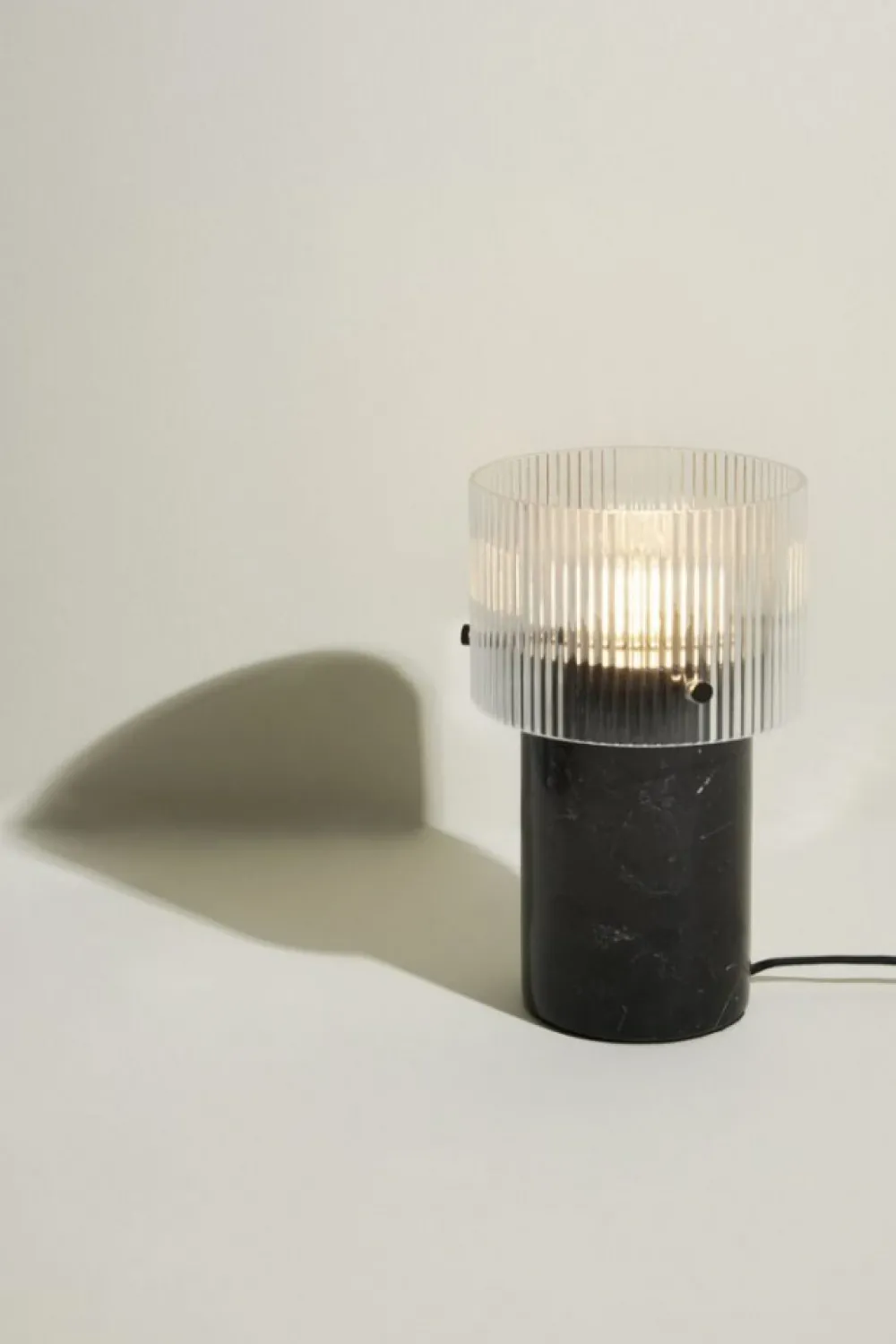 Hübsch Bordslampa 'Revolve' - Svart