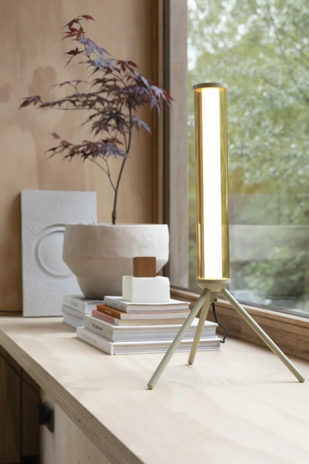 Zuiver Bordslampa 'Scotty' - Beige