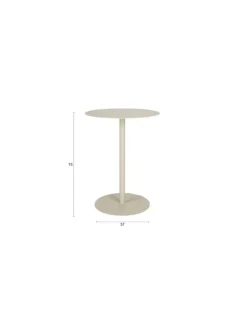 Zuiver Bord 'Snow' - Beige