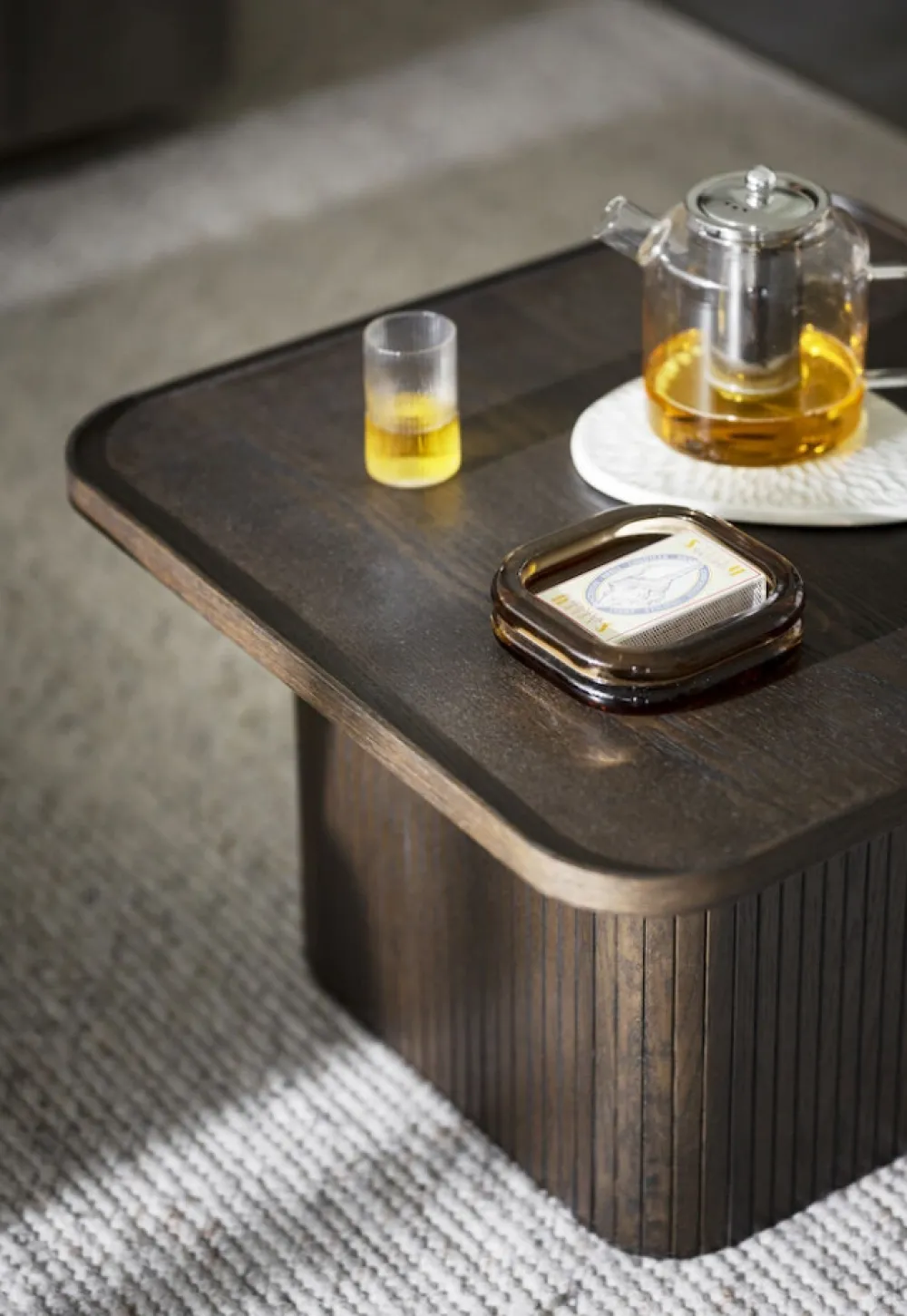 Rowico Home Bord 'Sullivan' 60x60cm - Brun