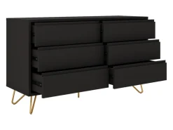 Reforma Byrå 'Elle' 120x70 - Svart/Mässing