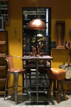 Vintage Fabrikslampa 'Thormann' - Koppar