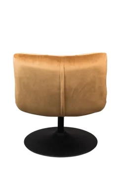 Dutchbone Fåtölj 'Bar' - Sammet/Guld