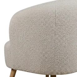 Reforma Fåtölj 'Capri' träben - Beige/Bouclé