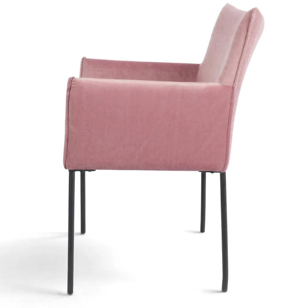 Reforma Fåtölj 'Dion' - Sammet/Rosa