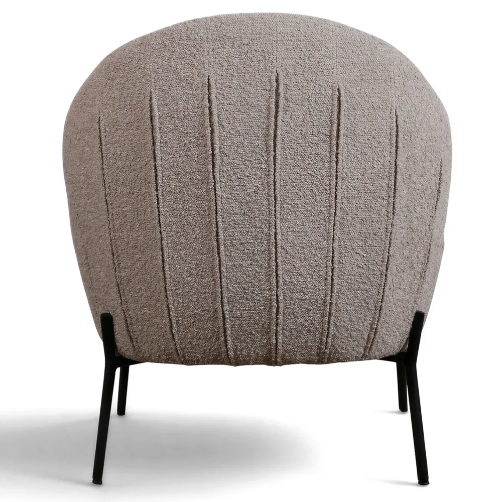Reforma Fåtölj 'Gori' - Beige/Bouclé