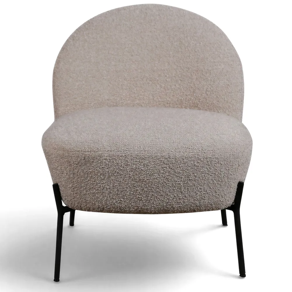 Reforma Fåtölj 'Gori' - Beige/Bouclé