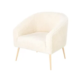 Reforma Fåtölj 'Lugnet' - Creme/Natur