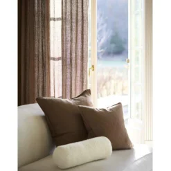 Svanefors Gardin 'Julie' 2-pack 145x280 - Mörk Brun