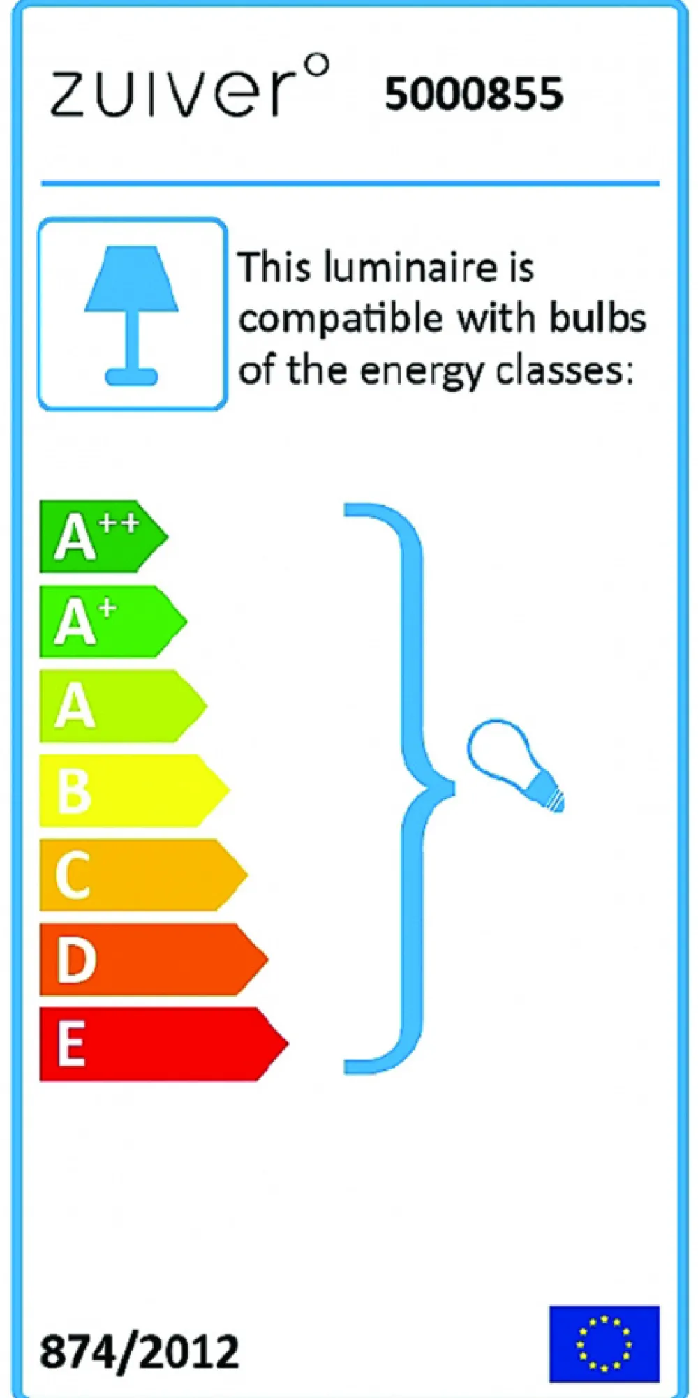Zuiver Golvlampa 'Arc' - Svart