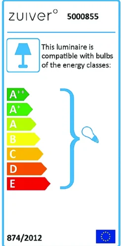 Zuiver Golvlampa 'Arc' - Vit