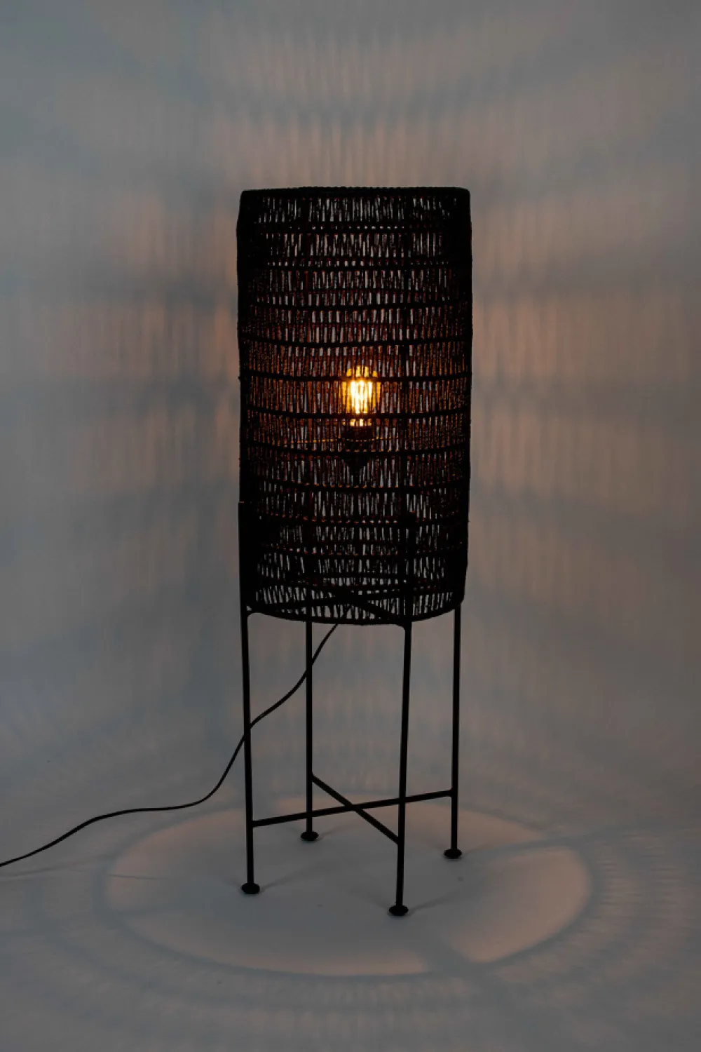 Dutchbone Golvlampa 'Kari' - Svart