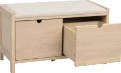 Rowico Home Hallbänk 'Hillmond' 80cm - Ljus ek