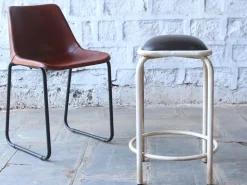 Vintage Industripall - Brun/Vit