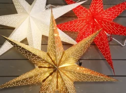 Star Trading Julstjärna 'Dot' 70cm - Röd