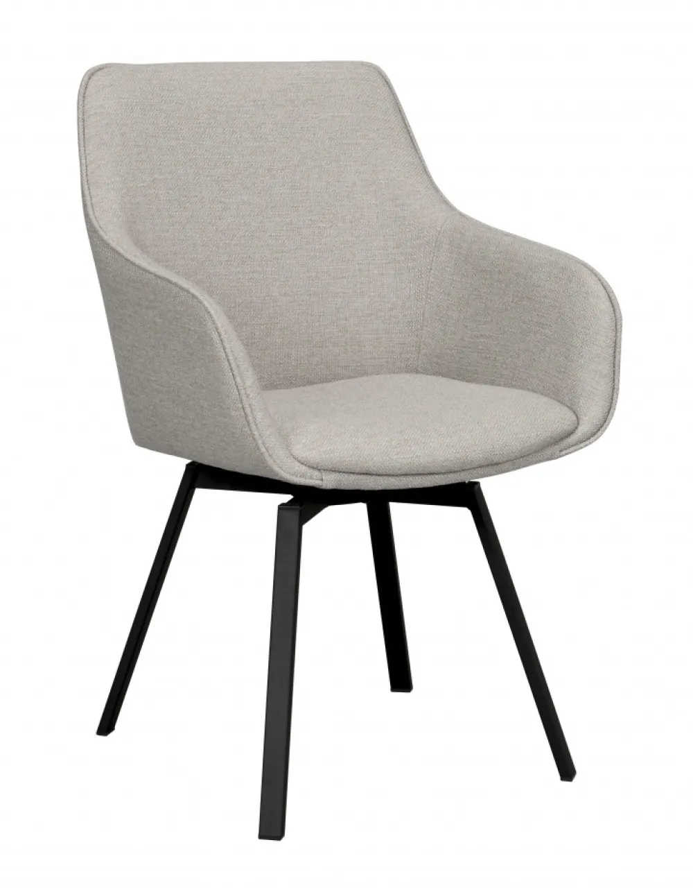Rowico Home Karmstol 'Alison' - Beige/svart