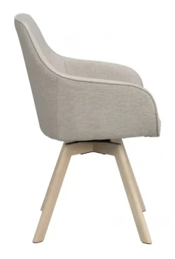 Rowico Home Karmstol 'Alison' - Beige/vitpigmenterade