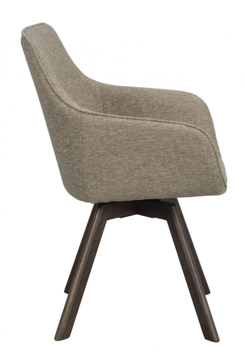 Rowico Home Karmstol 'Alison' - Mörkbeige
