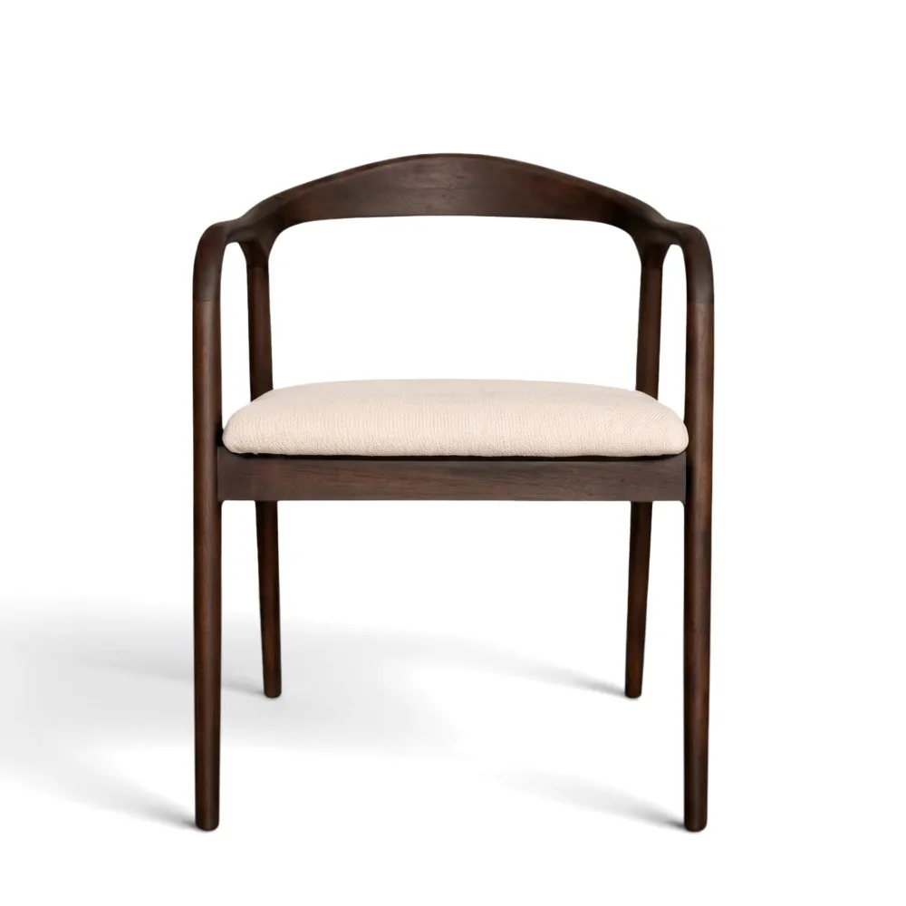 Reforma Karmstol 'Aspa' - Mörkbrun/Beige