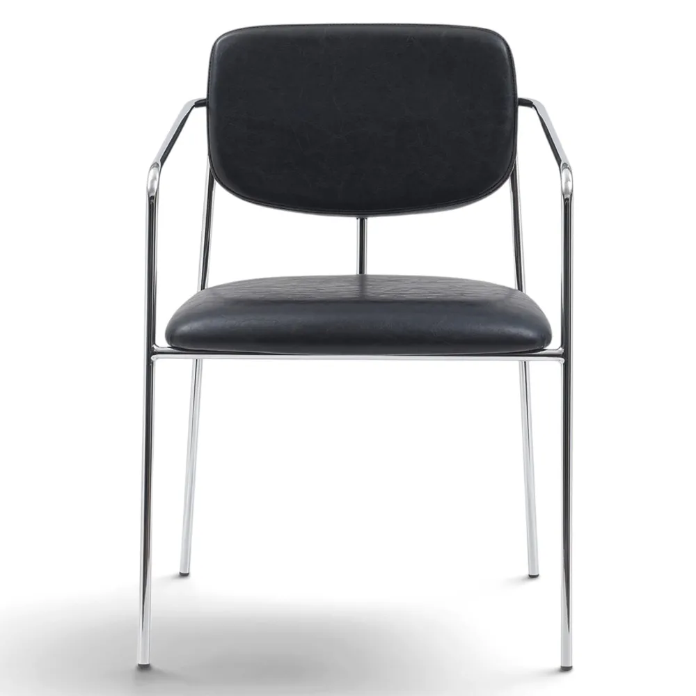 Reforma Karmstol 'Ebba' - Svart/Silver