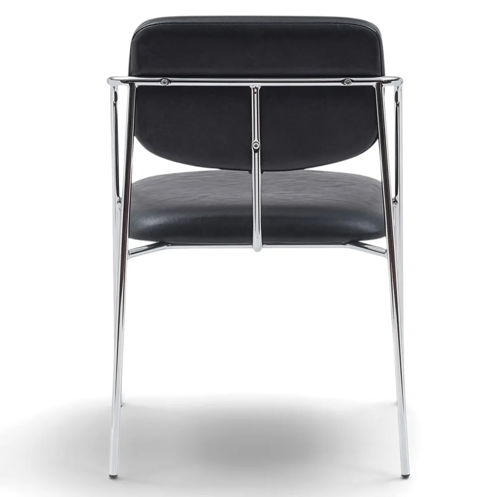 Reforma Karmstol 'Ebba' - Svart/Silver