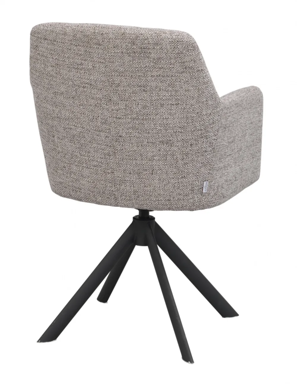Rowico Home Karmstol' 'Gladstone' - Mörkbeige/svart