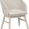 Rowico Home Karmstol 'Windham' - Beige/Vitpigmenterad