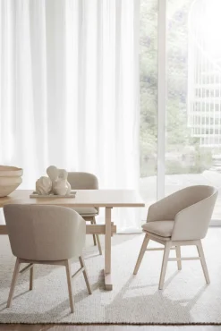 Rowico Home Karmstol 'Windham' - Beige/Vitpigmenterad