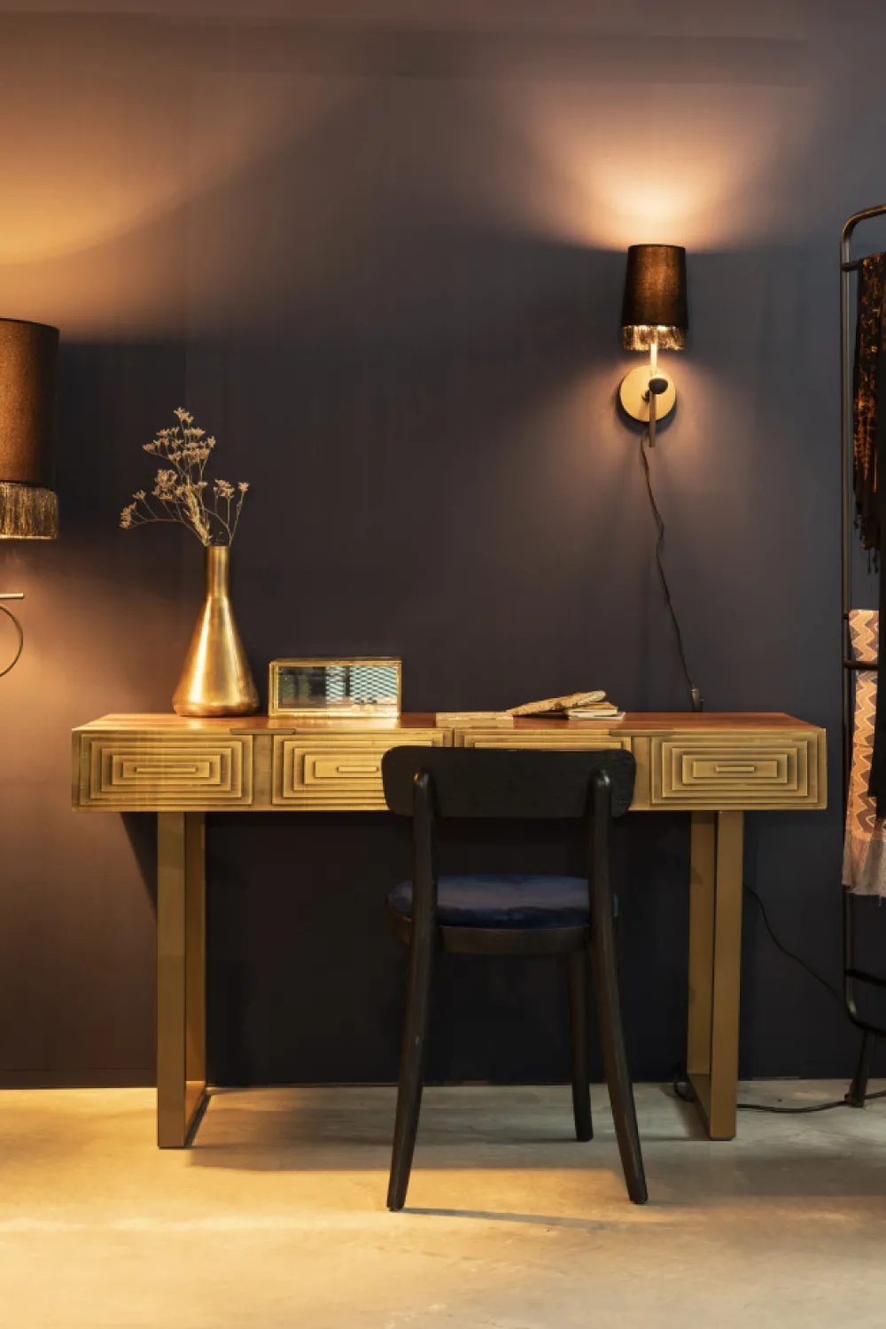 Dutchbone Konsolbord 'Volan' - Guld