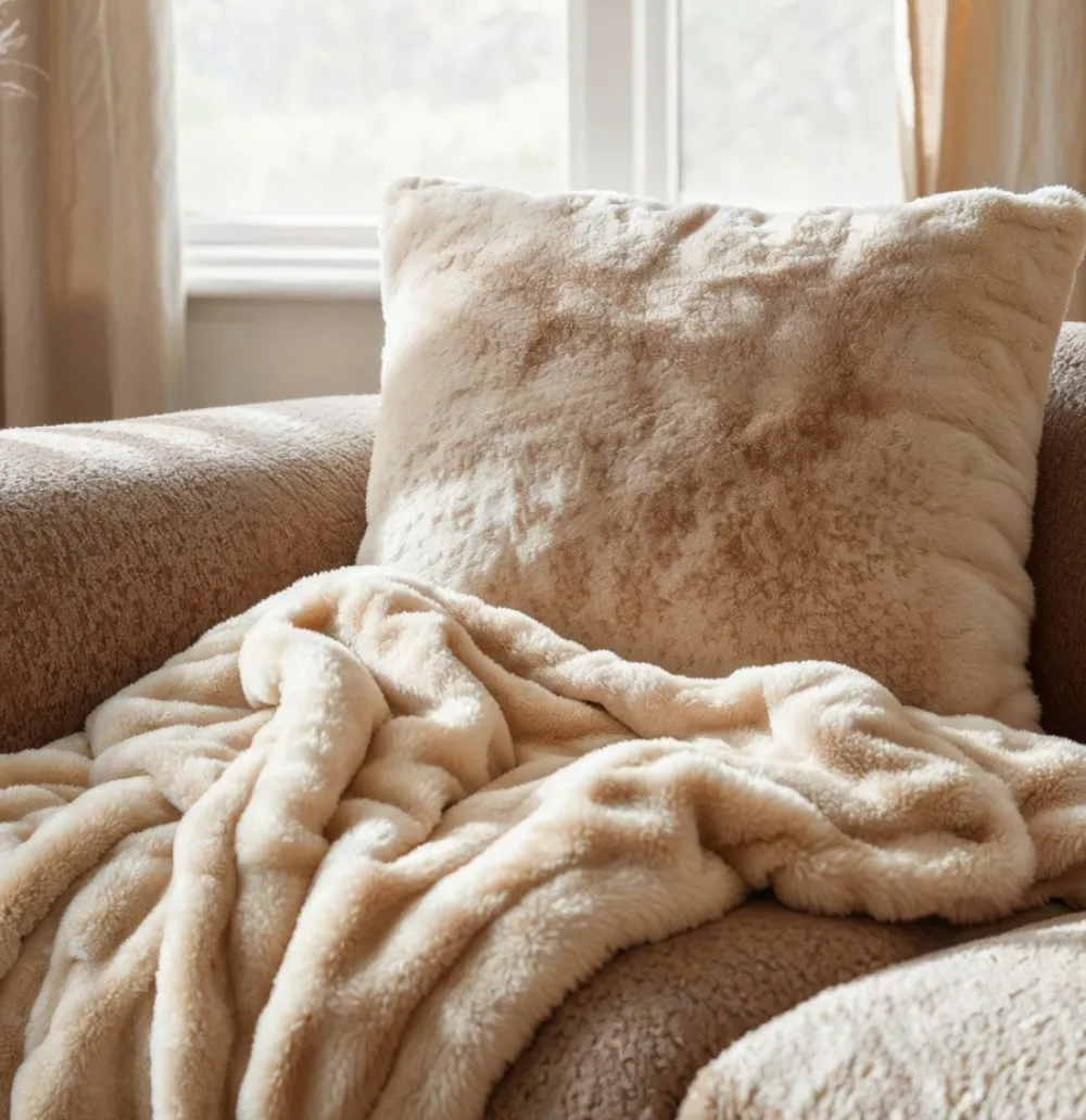 Reforma x Trendcarpet Kuddfodral 'Aranga Bubble' 45x45cm - Beige