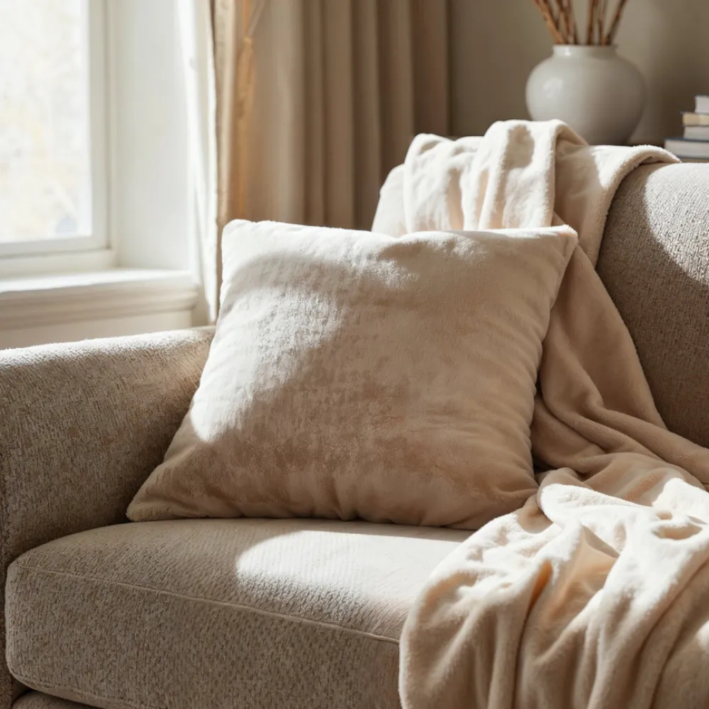 Reforma x Trendcarpet Kuddfodral 'Aranga Super Soft' 45x45cm - Beige
