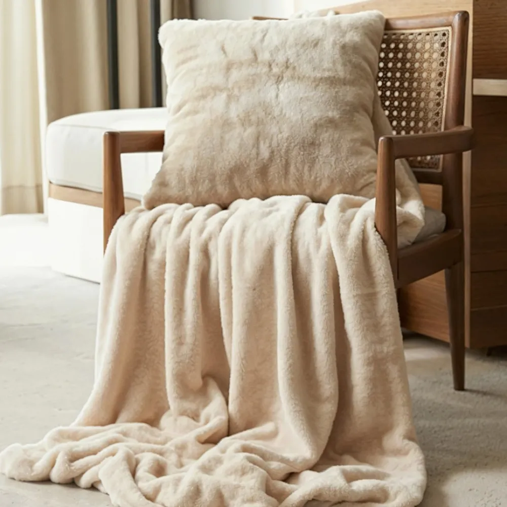Reforma x Trendcarpet Kuddfodral 'Aranga Super Soft' 45x45cm - Beige
