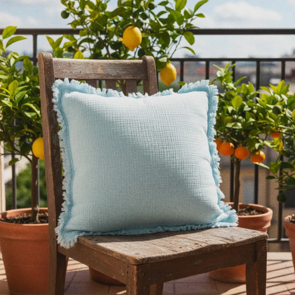 Reforma x Trendcarpet Kuddfodral 'Dorena' 45x45cm - Blå
